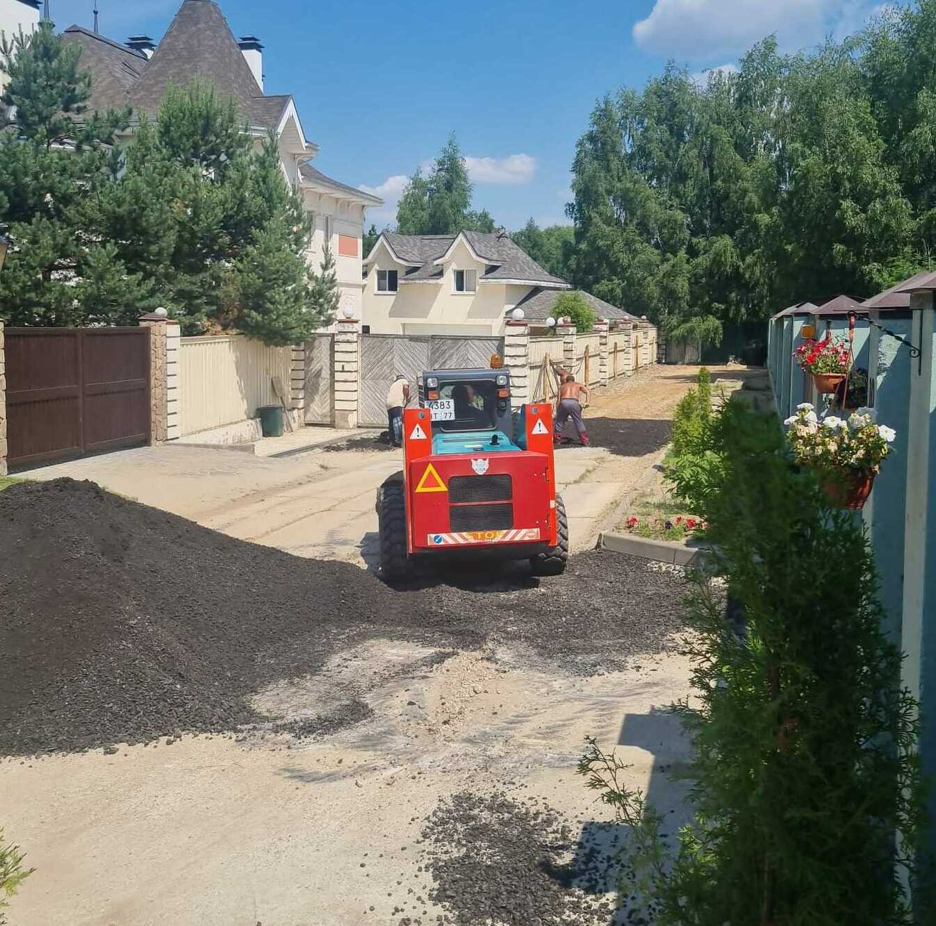 Строительство детской площадки10