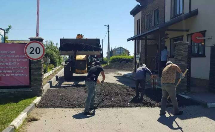 Асфальтирование придомовой территории