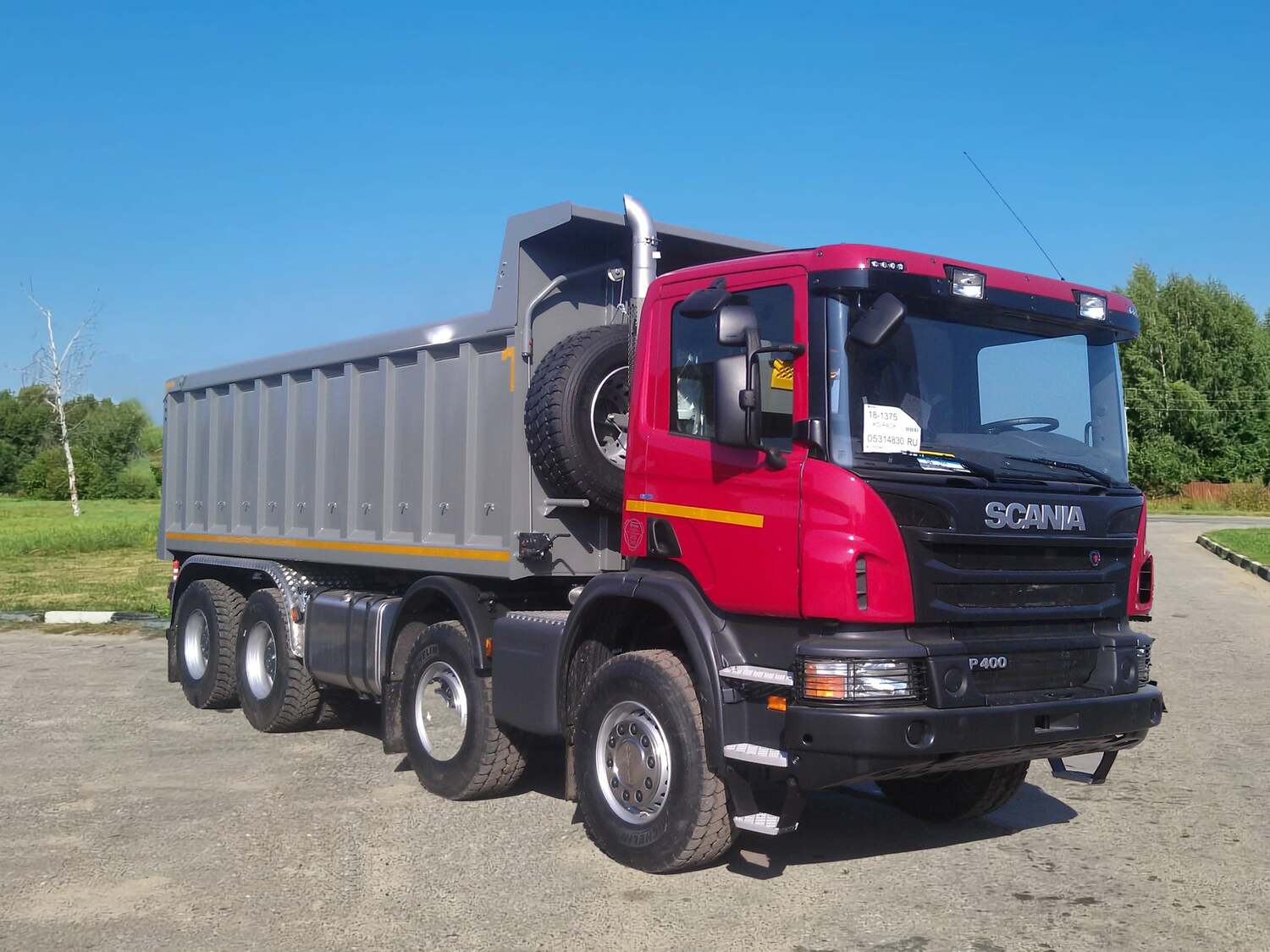 Аренда самосвала Scania P400